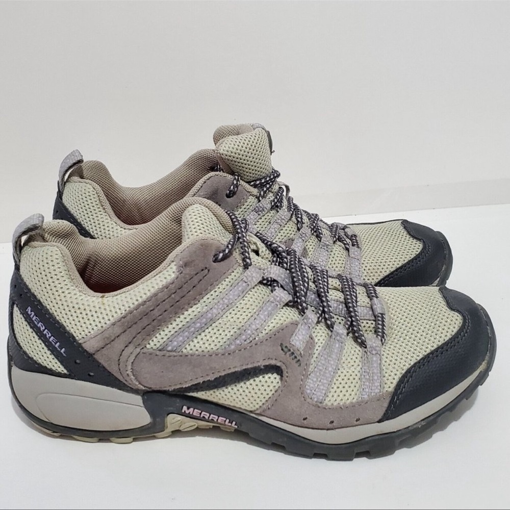 Merrell Tuskora Pewter Purple Hiking Trail Shoes Women's Size 7.5 Sneakers
